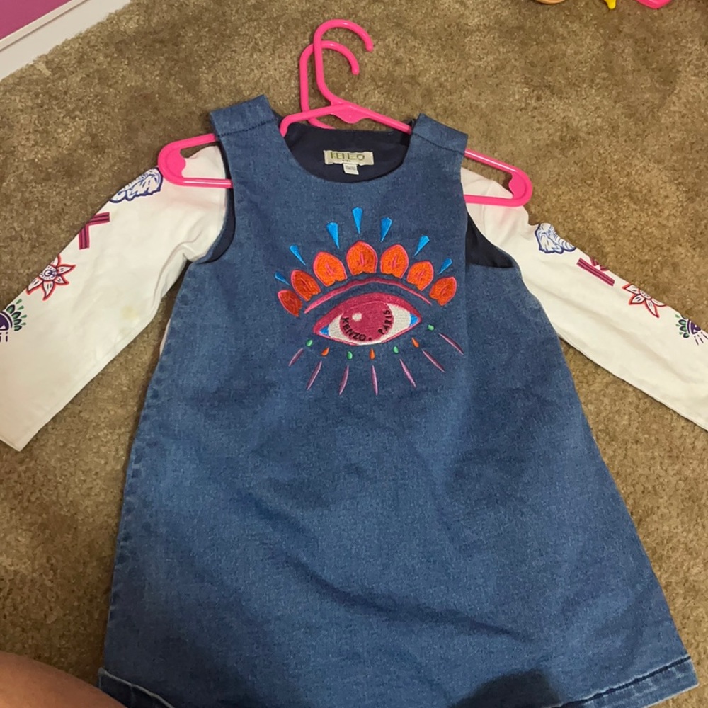 Kenzo toddler dress 18 month wore once no show of wear